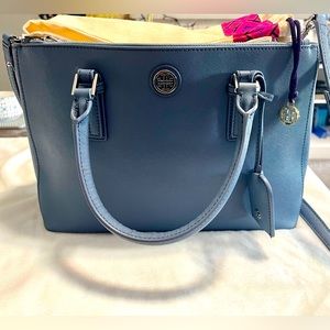 Tory Burch Purse || Dusky Blue